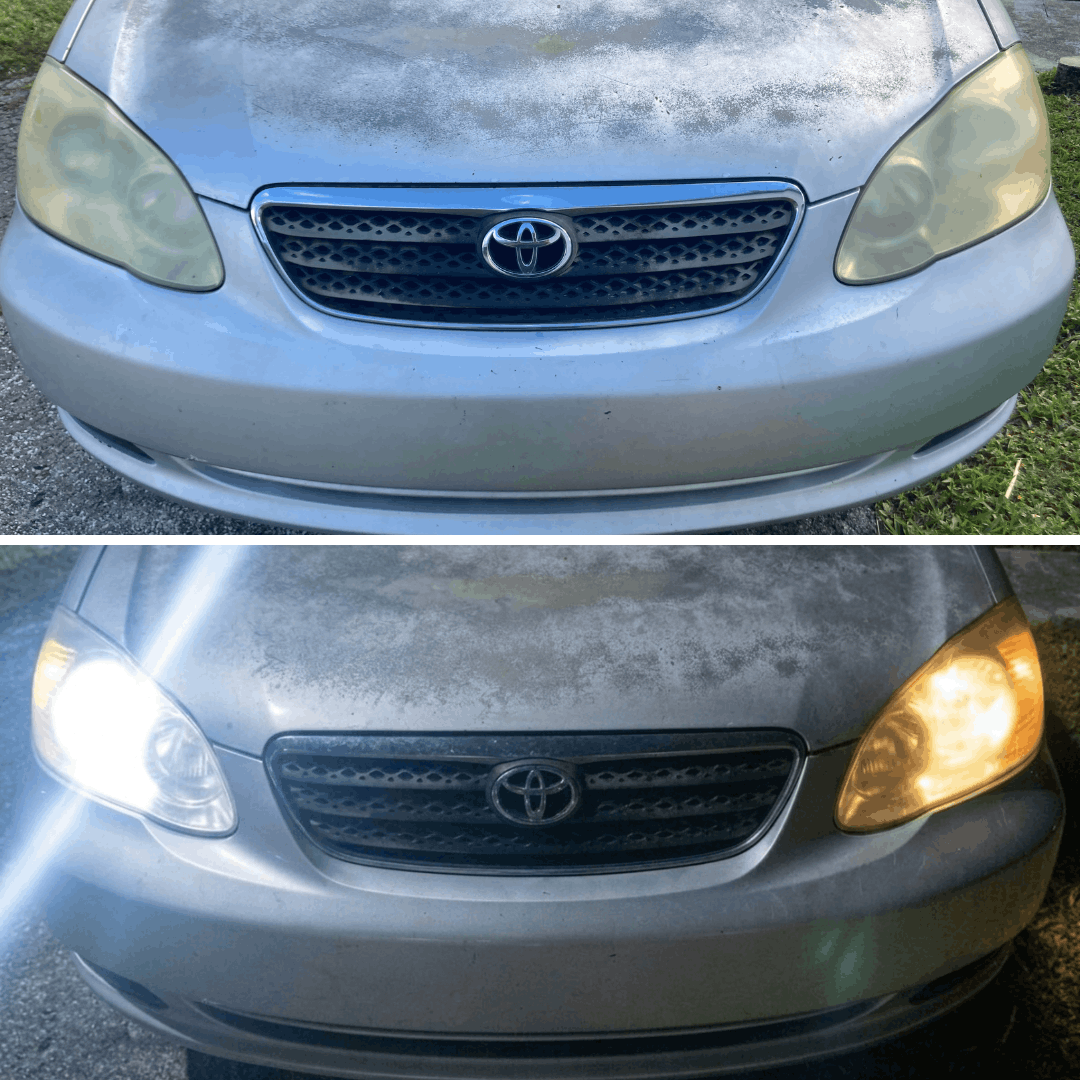 toyota  headlight restoration fort lauderdale
